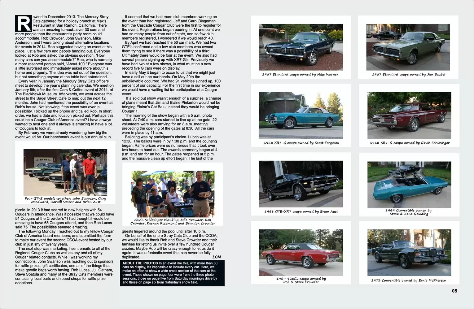 Legendary Cougar: Vol 1 Iss 2 Page 5