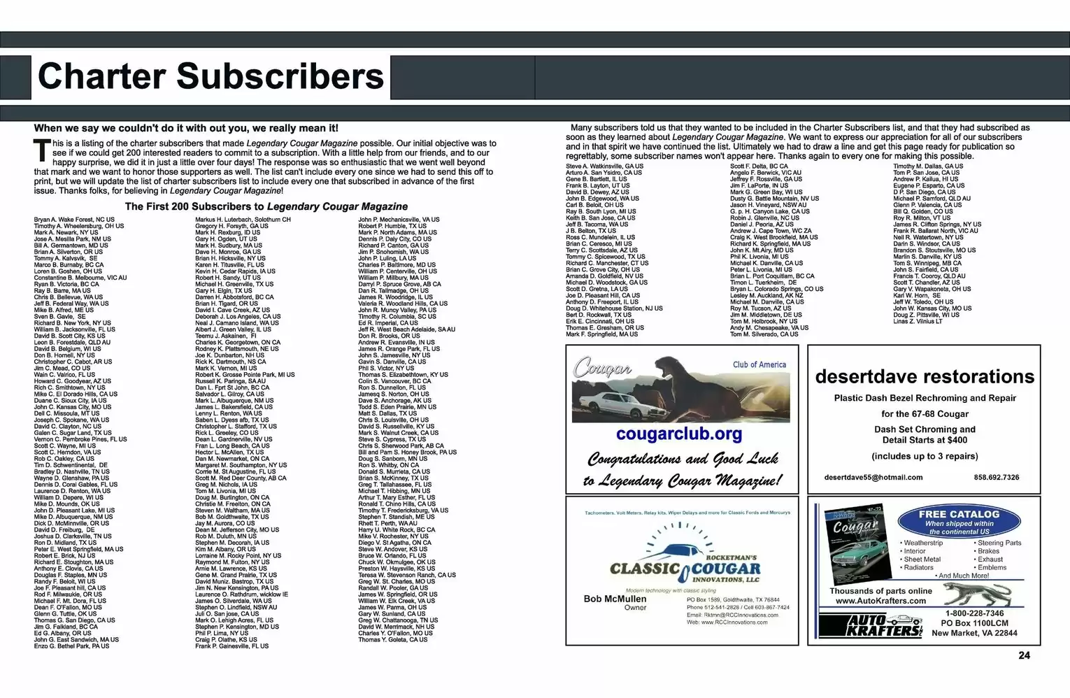 Legendary Cougar: Vol 1 Iss 2 Page 24