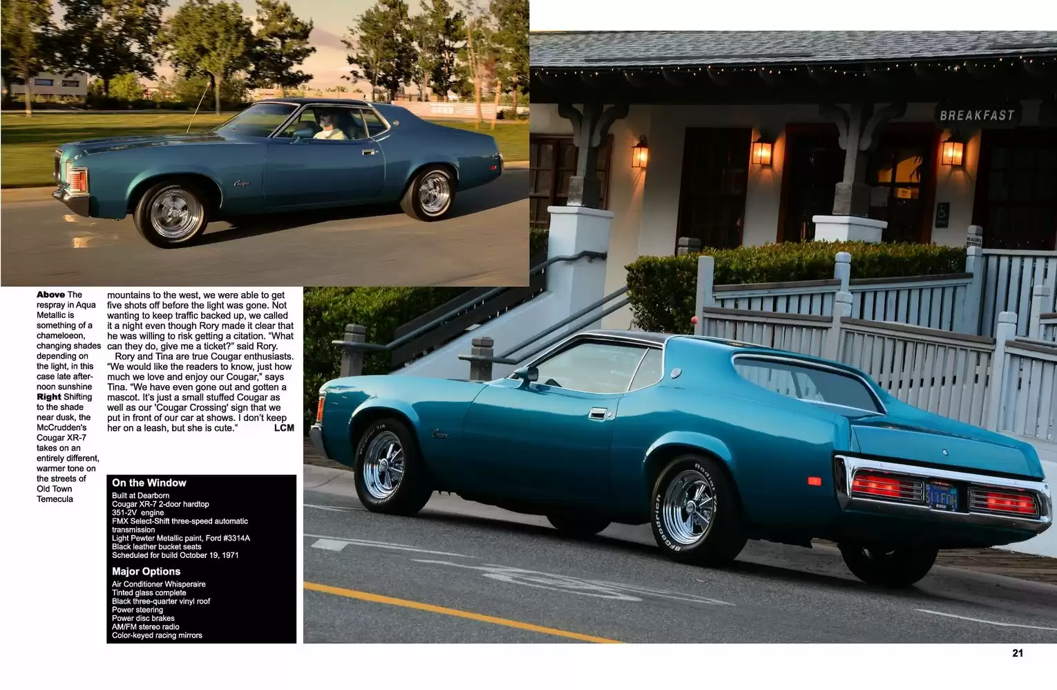 Legendary Cougar: Vol 2 Iss 4 Page 21