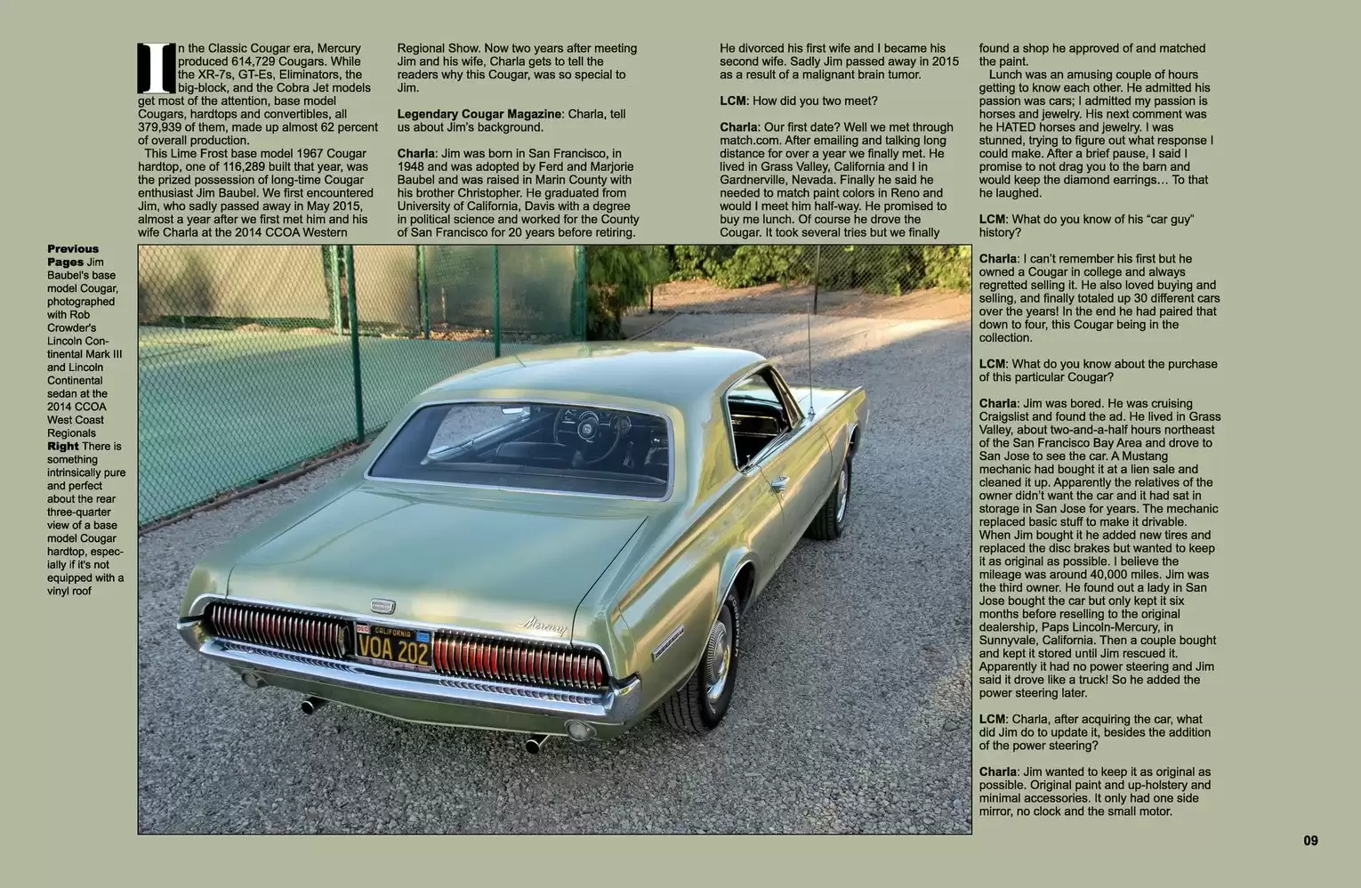 Legendary Cougar: Vol 2 Iss 5 Page 9